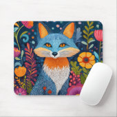 Lebhafte Fox Dot Kunst, Dichtung und Musik Mousepad (Mit Mouse)