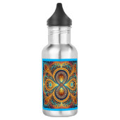 Lebhafte Fraktal Art Edelstahlflasche (Links)