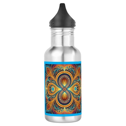 Lebhafte Fraktal Art Edelstahlflasche (Links)