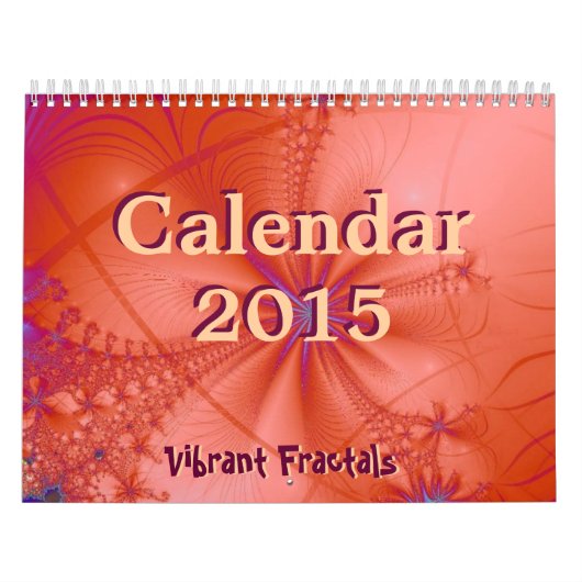 Lebhafte Fraktale 2015 Kalender (Titelbild)