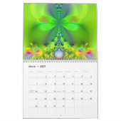 Lebhafte Fraktale 2015 Kalender (Mär 2027)