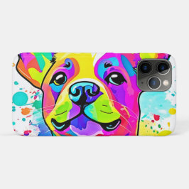 Lebhafte Frenchie Bulldog Puppy Art Case-Mate iPhone Hülle