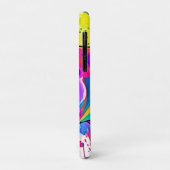 Lebhafte Frenchie Bulldog Puppy Art Case-Mate iPhone Hülle (Hinten/Links)