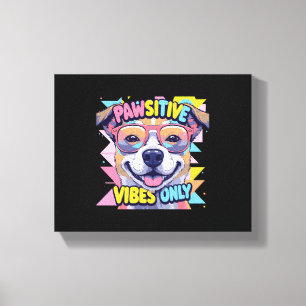 Lebhafte Frenchie Bulldog Puppy Art Leinwanddruck