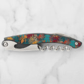 Lebhafte Freunde Elegante Herbstlaub Kellnermesser (Vorderseite)