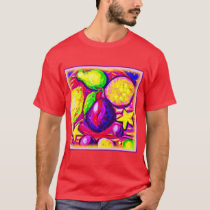 Lebhafte Früchte und Sterne. Jetzt kaufen T-Shirt