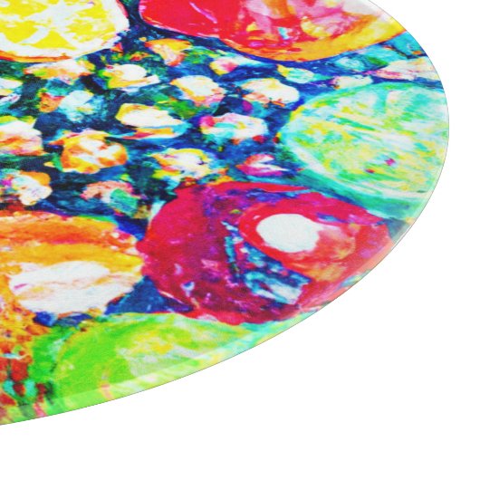 Lebhafte Fruchtfarbe. Jetzt kaufen Schneidebrett (Ecke)