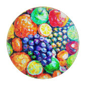 Lebhafte Fruchtfarbe. Jetzt kaufen Schneidebrett (Vorderseite)