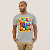 Lebhafte Fruchtfarbe. Jetzt kaufen T-Shirt (Vorne ganz)