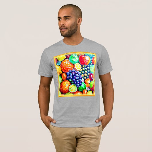 Lebhafte Fruchtfarbe. Jetzt kaufen T-Shirt (Vorne ganz)
