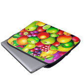 Lebhafte Fruit Medley Art Laptopschutzhülle (Vorne Knopf)