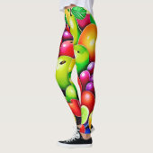 Lebhafte Fruit Medley Art Leggings (Links)