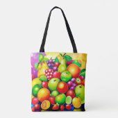 Lebhafte Fruit Medley Art Tasche (Rückseite)