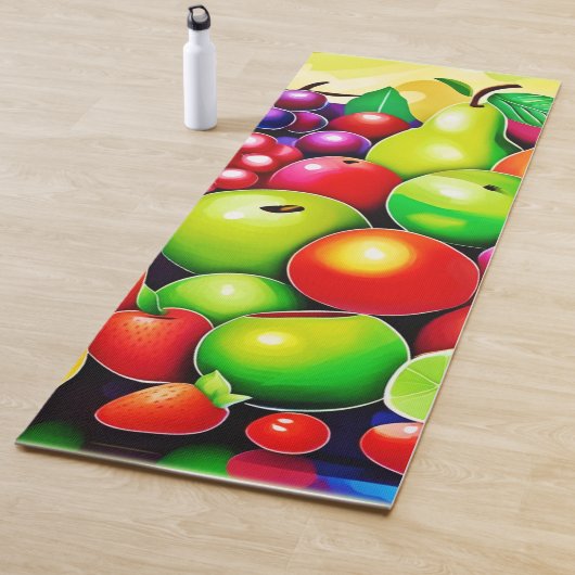 Lebhafte Fruit Medley Art Yogamatte (Beispiel)