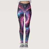 Lebhafte Galaxie wirl Women's Leggings (Vorderseite)