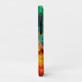 Lebhafte Galaxy Leinwand Kunst, Kultur Case-Mate iPhone Hülle (Hinten/Links)