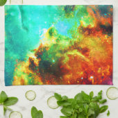 Lebhafte Galaxy Leinwand Kunst, Kultur Geschirrtuch (Gefaltet)