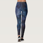 Lebhafte Galaxy Print - Cosmic Active für Yoga Leggings (Rückseite)