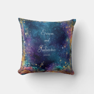 Lebhafte Galaxy Wedding Kissen
