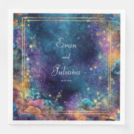 Lebhafte Galaxy Wedding Napkins Serviette
