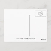 Lebhafte Gedanken Postkarte (Rückseite)