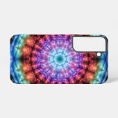 Lebhafte Gefärbte Krawatte Kaleidoskop Rainbow Man Samsung Galaxy Hülle (Rückseite (Horizontal))