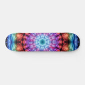 Lebhafte Gefärbte Krawatte Kaleidoskop Rainbow Man Skateboard (Horizontal)