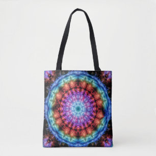 Lebhafte Gefärbte Krawatte Kaleidoskop Rainbow Man Tasche
