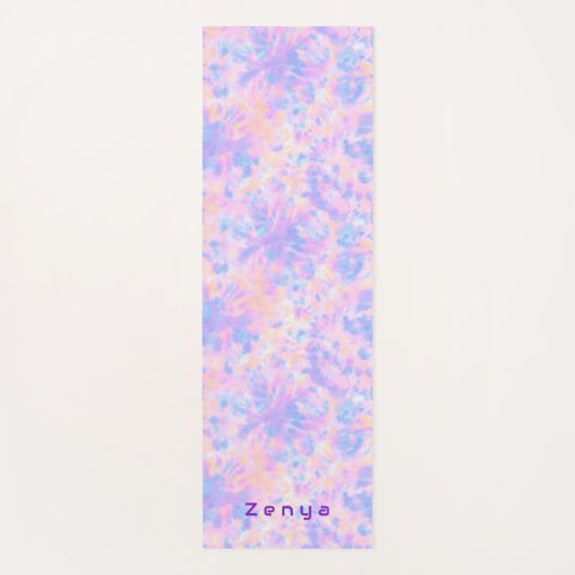Lebhafte gefärbte Krawatte Yogamatte (Vorderseite)