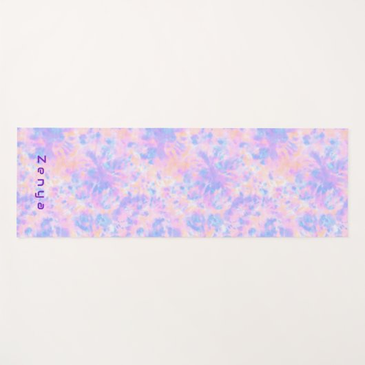 Lebhafte gefärbte Krawatte Yogamatte (Vorderseite (Horizontal))