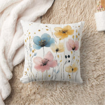 Lebhafte Gelb-, Blau- und Rosatönen