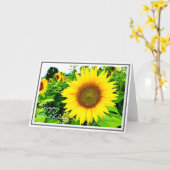 Lebhafte Gelbblüte in Feldnähe Karte (Gelbe Blume)