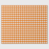Lebhafte gelbe Kürbis-Musterillustrierung. Geschenkpapier (Flach)