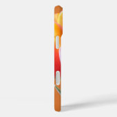 Lebhafte gelbe Orangenhaut Case-Mate iPhone Hülle (Rückseite / Rechts)