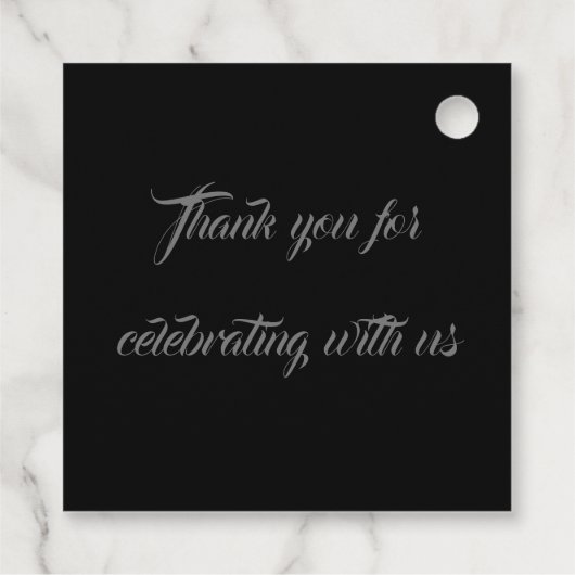 Lebhafte Gelbe Sonnenblumen Kohle Abstrakte Kunst Geschenkanhänger (Rückseite)