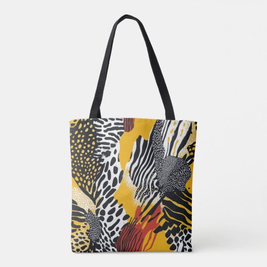 Lebhafte Gelbe Tasche (Rückseite)