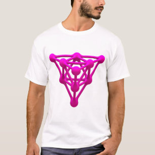 Lebhafte Geometrie: Die Tetra-Strukturen T-Shirt