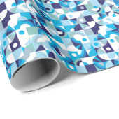 Lebhafte Geometrie: Moderne nahtlos Geschenkpapier (Rolleneckpunkt)