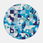 Lebhafte Geometrie: Moderne nahtlos Ornament Aus Glas (Rückseite)