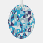 Lebhafte Geometrie: Moderne nahtlos Ornament Aus Glas (Vorderseite Rechts)