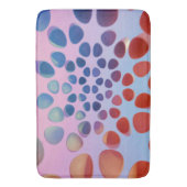 Lebhafte geometrische Badematte - Bold & Artistic (Vorderseite Vertikal)