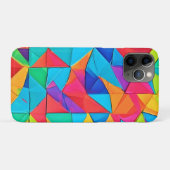 Lebhafte geometrische Farbblöcke Kunst Case-Mate iPhone Hülle (Rückseite (Horizontal))