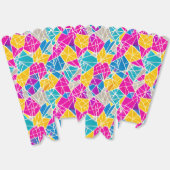 Lebhafte geometrische Formen Geschenkschachtel (Ungeklappt)