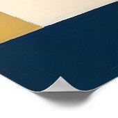 Lebhafte geometrische Fusion - Bold Abstrakt Wall  Poster (Ecke)