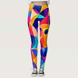 Lebhafte geometrische Harmonie Leggings