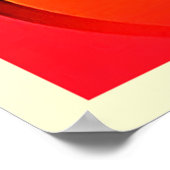 Lebhafte geometrische Harmonie Poster (Ecke)