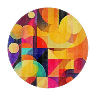 Lebhafte geometrische Harmonie Schneidebrett