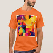 Lebhafte geometrische Harmonie T-Shirt (Vorderseite)