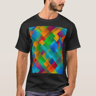 Lebhafte geometrische Harmonie T-Shirt