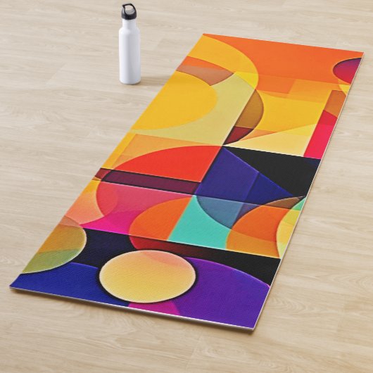 Lebhafte geometrische Harmonie Yogamatte (Beispiel)